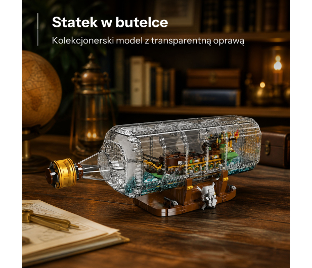 Mould King Klocki konstrukcyjne Latający Holender w butelce 2499 el. - 1551605 - zdjęcie 2